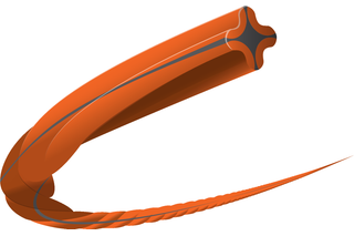 TRIMMER LINE WHISPER TWIST. Ívelt, hosszúkás alakú díszítőelem.